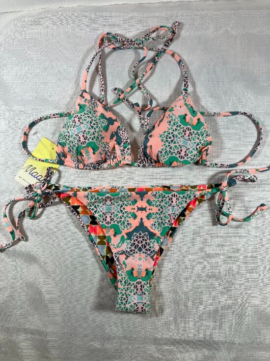 Maaji Other - NWT Maaji Bikini Kaleidoscope Reversible, Cheeky Coverage, Size Med.